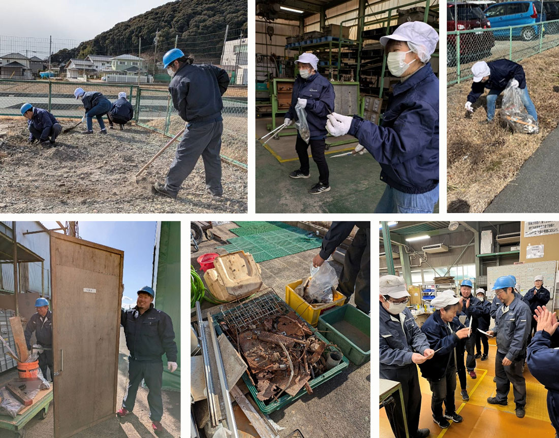 創立記念 ゴミ拾い大会開催しました